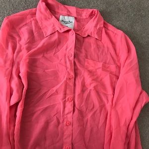 American Eagle sheer button down